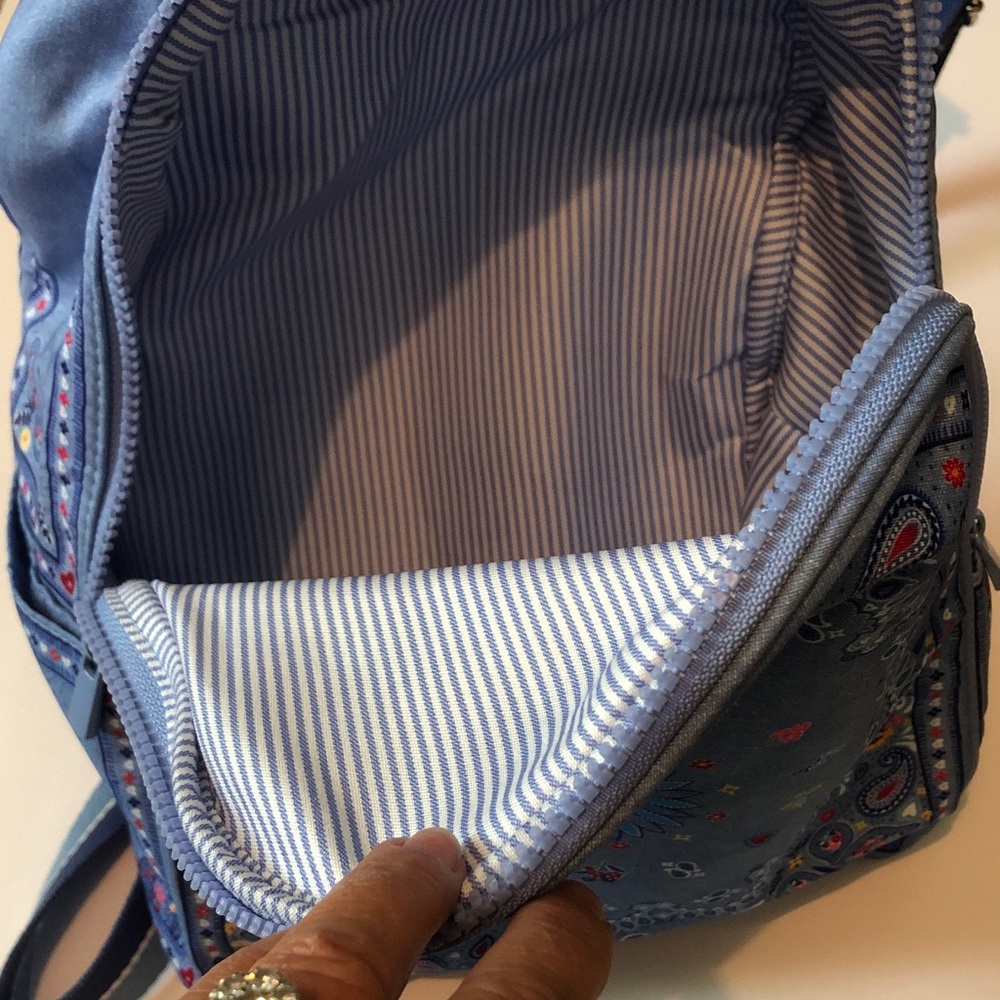 Brighton denim-look bandana butterfly mini backpack - Picture 8 of 9